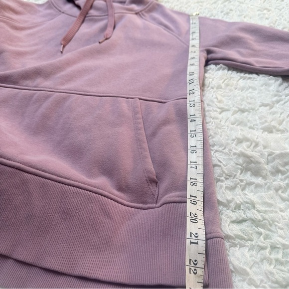 Athleta Longer Cozy Karma Hoodie Sugarplum Mauve XS - Picture 7 of 10